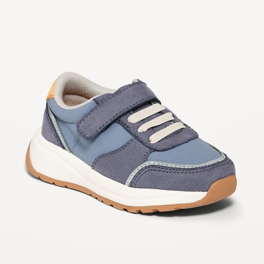 NWT Old Navy Unisex Canvas Color-Blocked Sneakers - Sz. 7